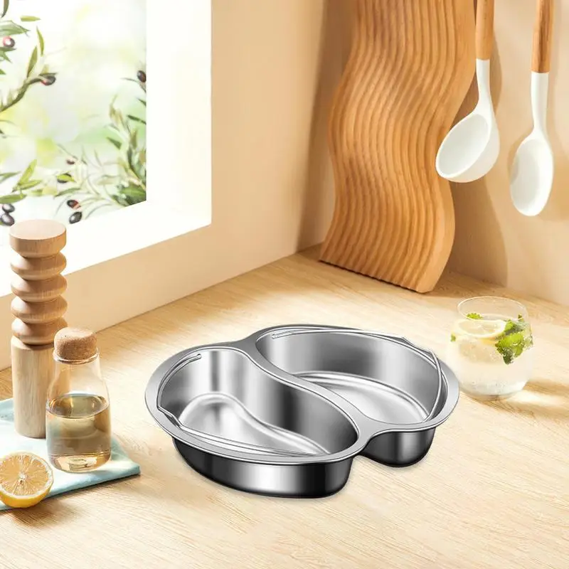 Cooker Steamer Pot Compartmentalized Steaming Tray Ergonomic Handle Anti-Scald Steamer Pot For Efficient Safe Cooking