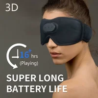 SYPVRY Mascarilla para dormir Bluetooth con auriculares - Tecnología de auriculares para dormir en 3D para una comodidad mejorada Mascarilla para ojos Bluetooth
