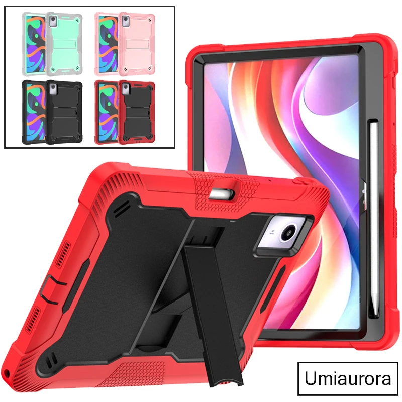 ﻿For Lenovo Idea Tab Plus 12.1 inch TB361FU TB361ZU TB365FC Silicon PC Hybrid Tablet Case Cover Shockproof Stand Armor Funda
