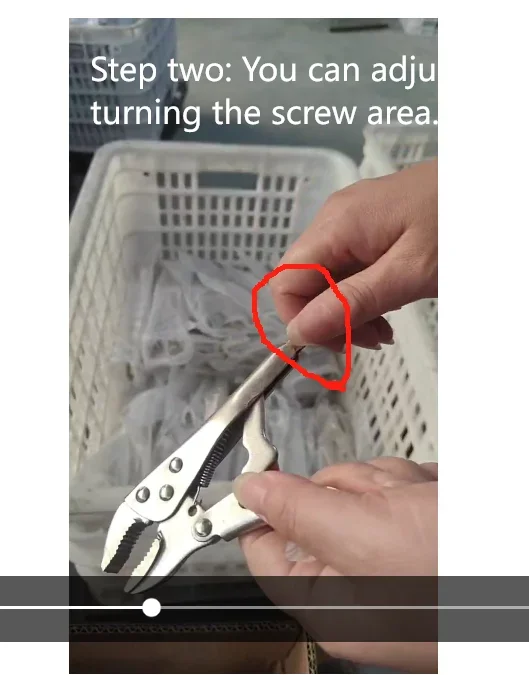 كماشة قفل شديدة التحمل مع مشبك وجه معدني قابل للتعديل لإصلاح الأعمال الخشبية واللحام - كماشة ضغط متعددة الوظائف #6