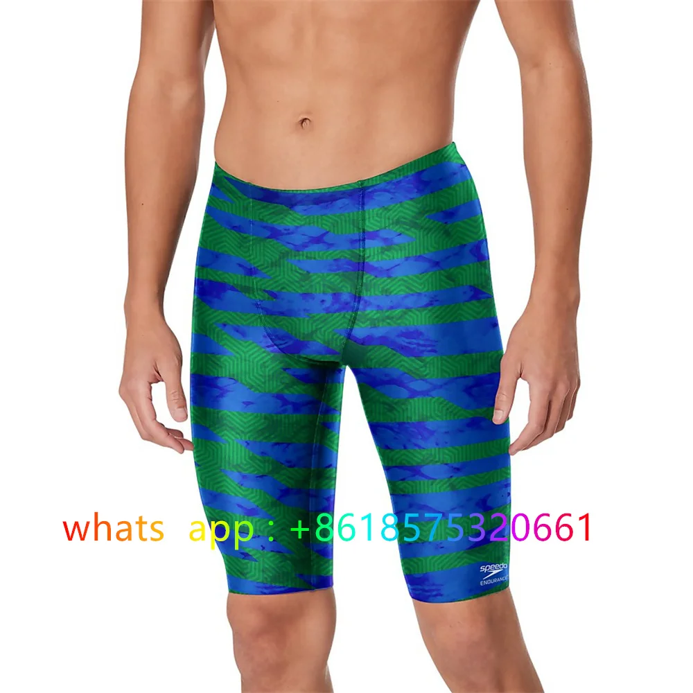 Men's Swim Jammers Competitive Swim Team Trunks Racing Swimsuit Athletic Swimming Shorts Endurance Surfing Pants 2025 - Image 2