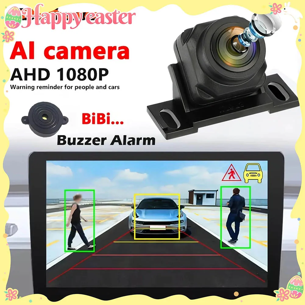 

Автомобильная камера заднего вида AHD 1080P с углом обзора 170 градусов и технологией улучшенного видения при низкой освещенности для четкого изображения в ночное время