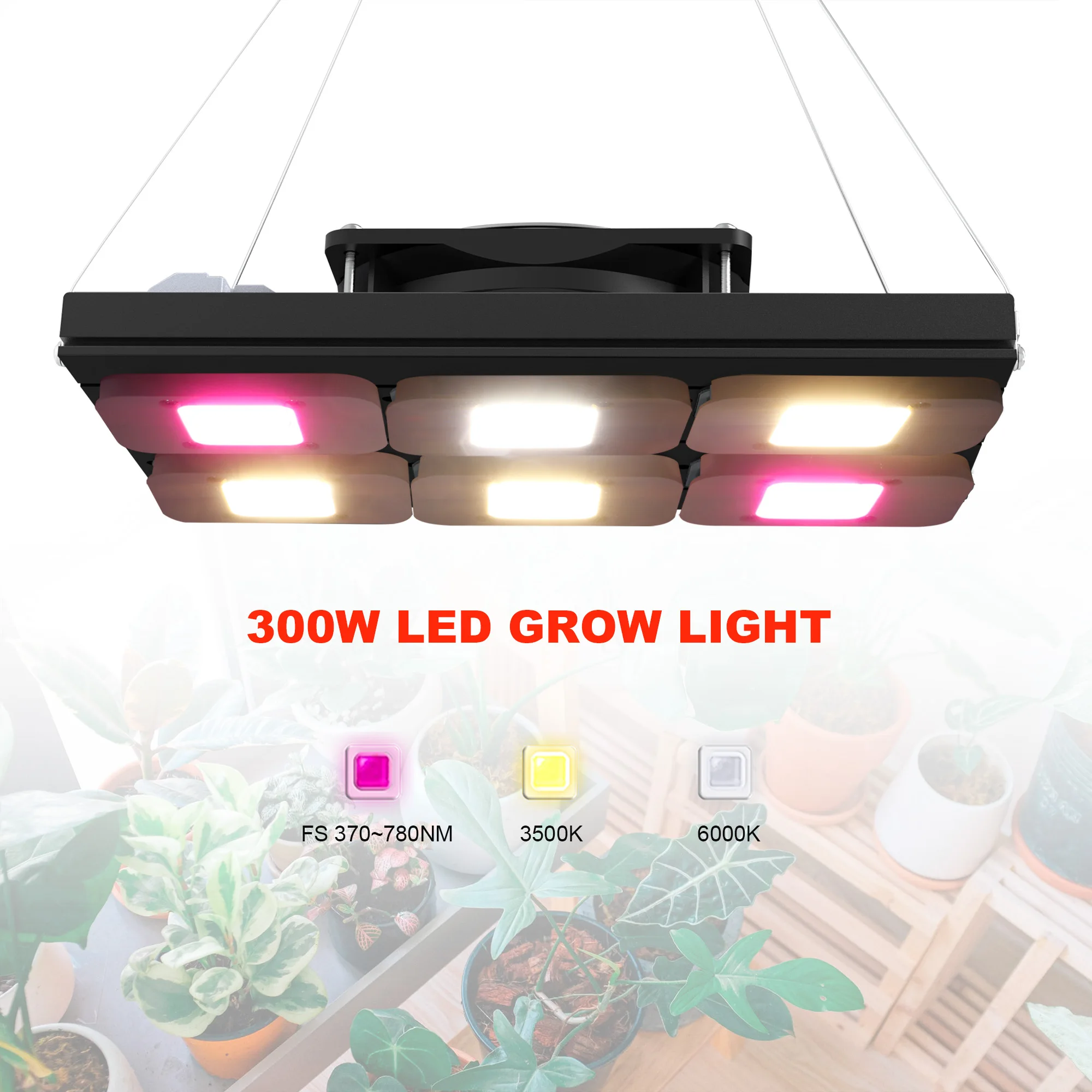 

3000W LED Grow Light Dimmable Full Spectrum DOB High PPFD Phytolamp for Greenhouse Plant Growth Vegetation Blooming Flowering