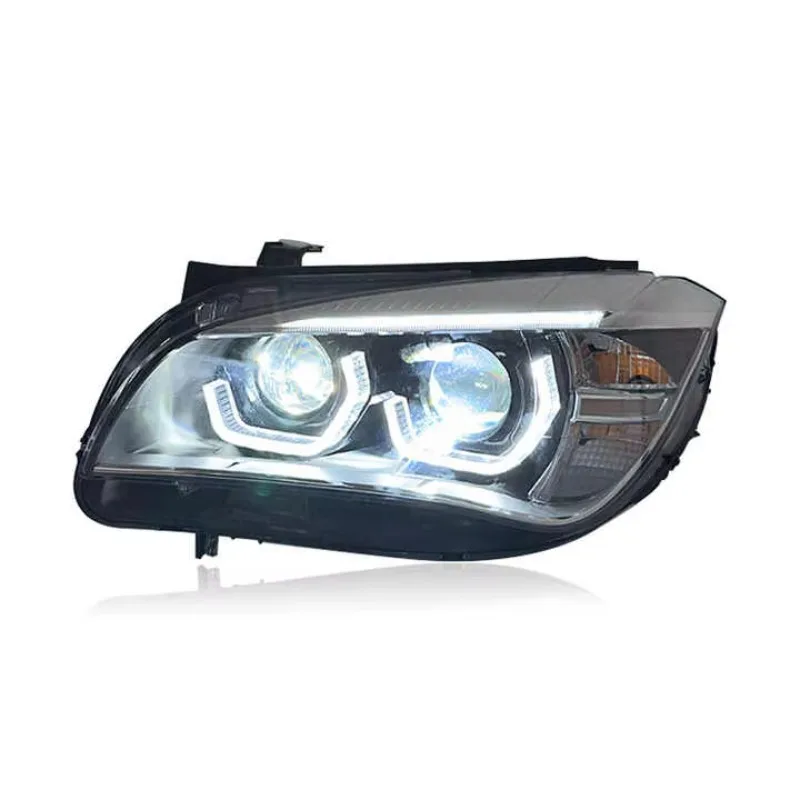 SJC اكسسوارات السيارات ل X1 E84 2010-2015 المصباح ترقية جديدة LED عدسة عالية الجودة أضواء أمامية نظام إضاءة السيارات السيارات #5