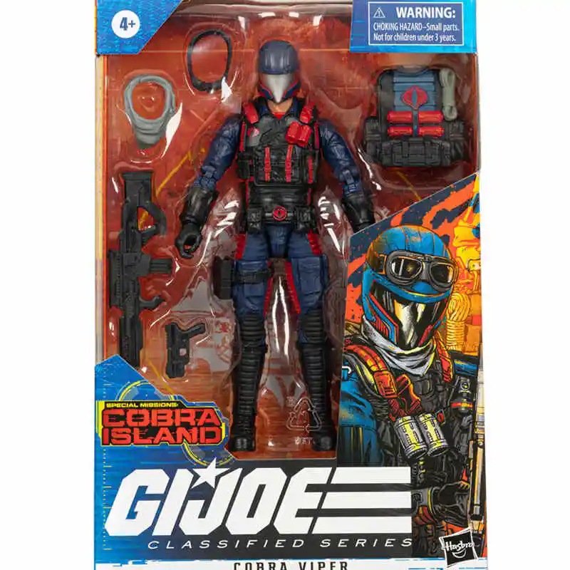 Genuine G.I.Joe GIJoe Cobba Viper ,Cobra Trooper Action Figure Model Toy 6in Soldier Collection Gift