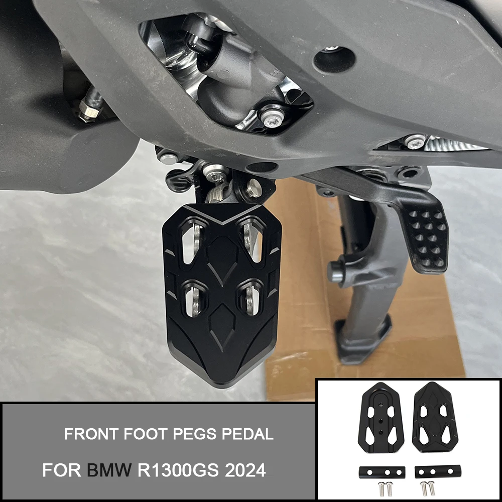 

Для BMW R1300GS R 1300GS 2024 2025 мотоциклетные передние подножки, педаль, ножной тормозной рычаг, увеличенная удлинитель, удлинитель накладки на колышки