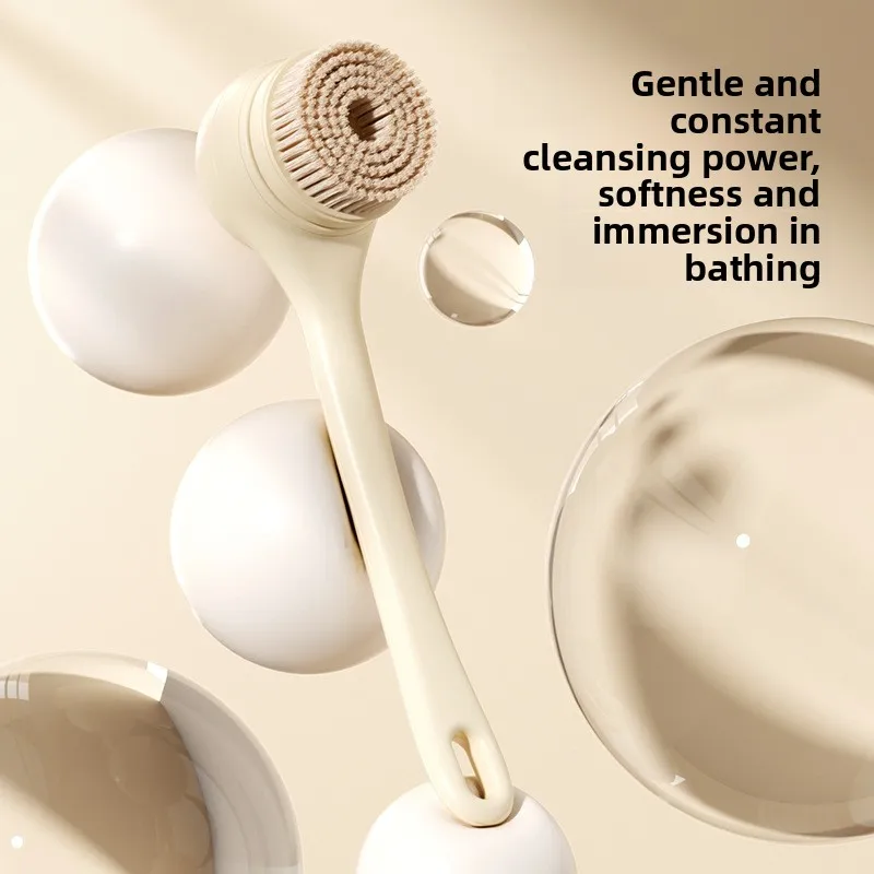 

Long Handle Electric Bath Brush with Double Gear Double Speed Rotation IPX7 Waterproof for Body Use Bath Brushes, Sponges