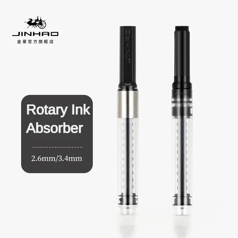 JINHAO Rotary Ink Absorber Forniture Calibro 3.4/2.6mm Convertitore di inchiostro Penna stilografica Dispositivo di aspirazione dell\'inchiostro