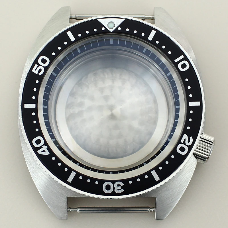 

41mm Waterproof Watch Case Sapphire Crystal For Seiko NH35 NH36 NH34/38 Movement 28.5mm Dial Modified Abalone Black Chapter Ring