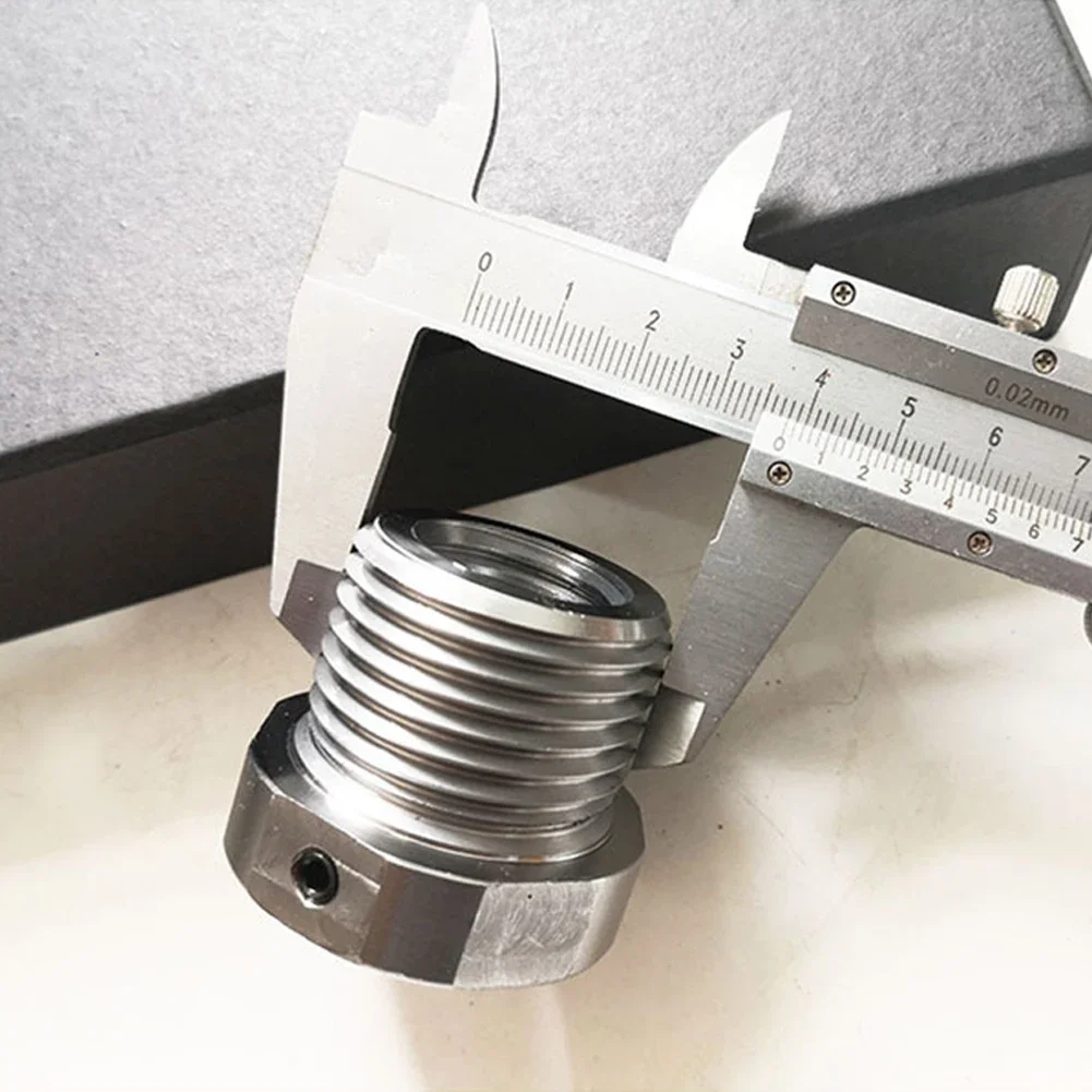 Lathe Setup Woodworking Workshop Chuck Adapter Lathe Chuck Thread Adapter Headstock Adapter Length Approx. 1.57