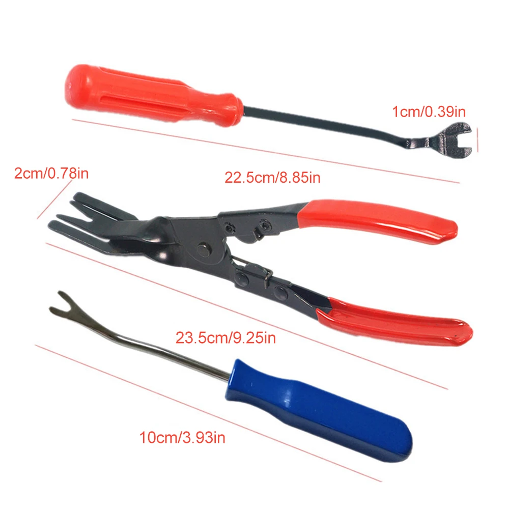 Car Headlight Repair Installation Tool Trim Clip Removal Pliers Horn Nailer Van Door Panel Fascia Dash Upholstery Remover Tool