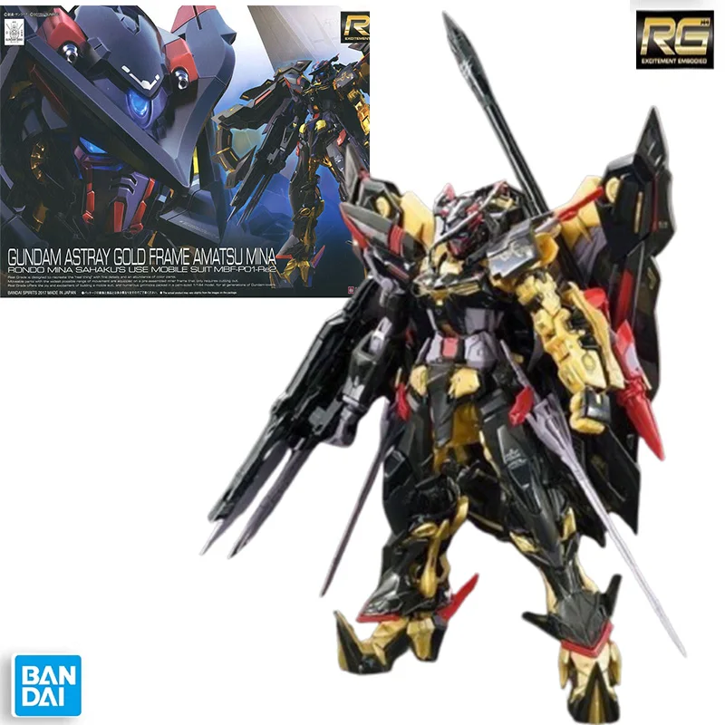 

Bandai RG 24 1/144 GUNDAM ASTRAY GOLD FRAME AMATSU MINA Аниме Персонаж в сборе Модель Коллекция игрушек Подарки для мальчиков