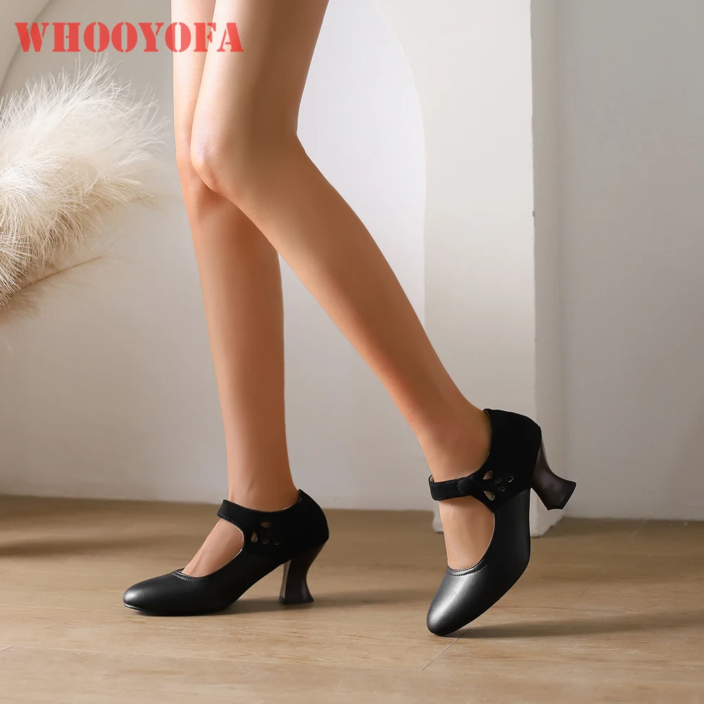

2025 Brand New Fashion Black Green Women Pumps Sexy 6.5cm High Heels Office Lady Dress Shoes Plus Big Size 43 46 48
