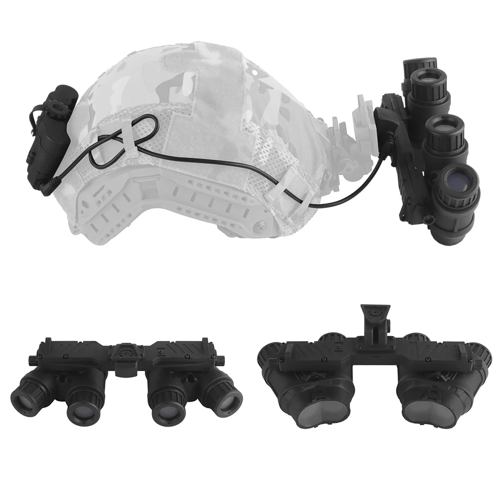 

GPNVG 18 Tactical Helmet Binocular Model No Function Four-Eye Night Vision Device Model Military Dummy Binoculars Movies Props