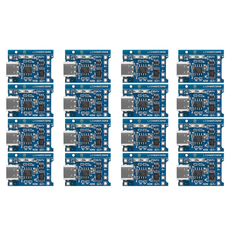 8/16pcs TP4056 Type-C USB Charging Module 5V 1A 18650 Lithium Battery Charging Board Power Charger Board with Protection