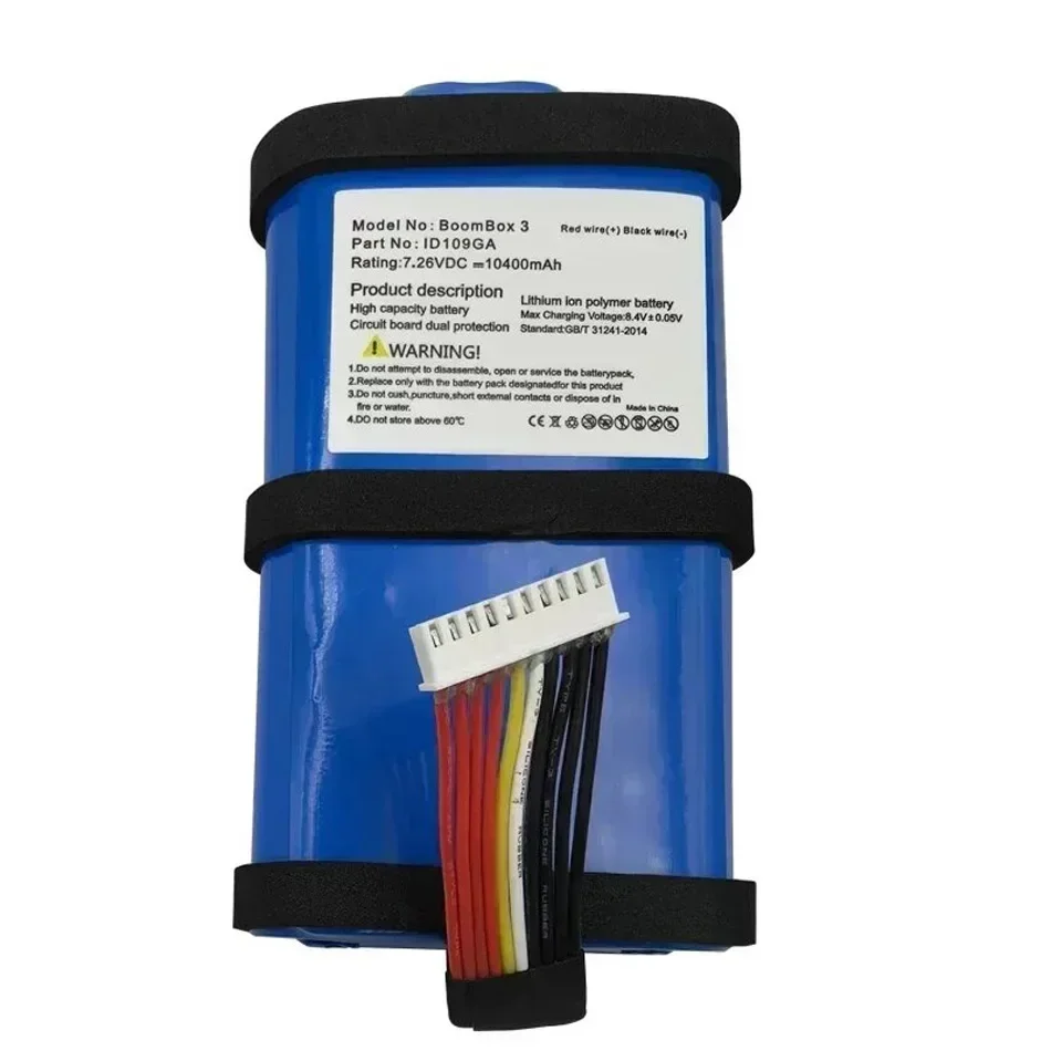 New Hot Sale Backup Battery For JBL Boombox 3 Boombox3 Replacement Speaker Bettery High Capacity Rechargeable 10400mAh Bateria