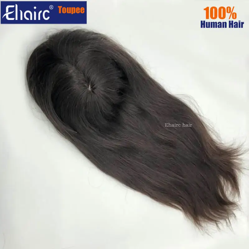 Customized Silk Base Men Toupee  Long Wig For Men Natural Hairline Men's Wigs Three layer Male Hair Capillary Prosthesis Man Wig