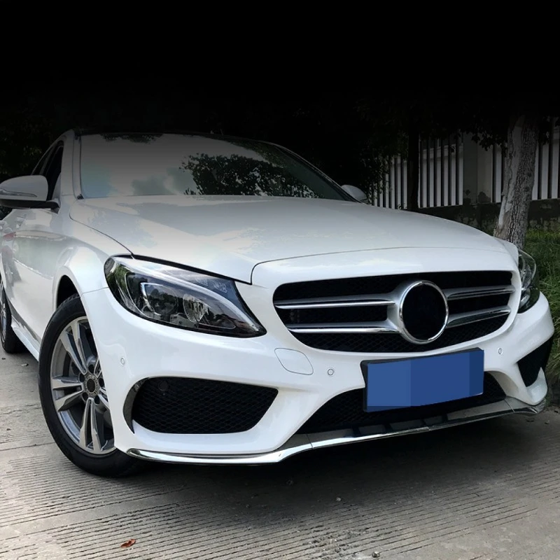 مناسبة لمرسيدس بنز C-Class W205/C205/S205 2015-18 AMG شبكة مصابيح الضباب تعديل المصد الأمامي