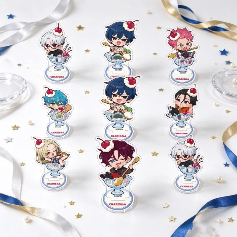 Anime Superhuman Share House Story 10CM Acrylic Standing Sign Keychain Iori Motohashi/Fumiya Ito/Rikai Kusanagi Desktop Ornament