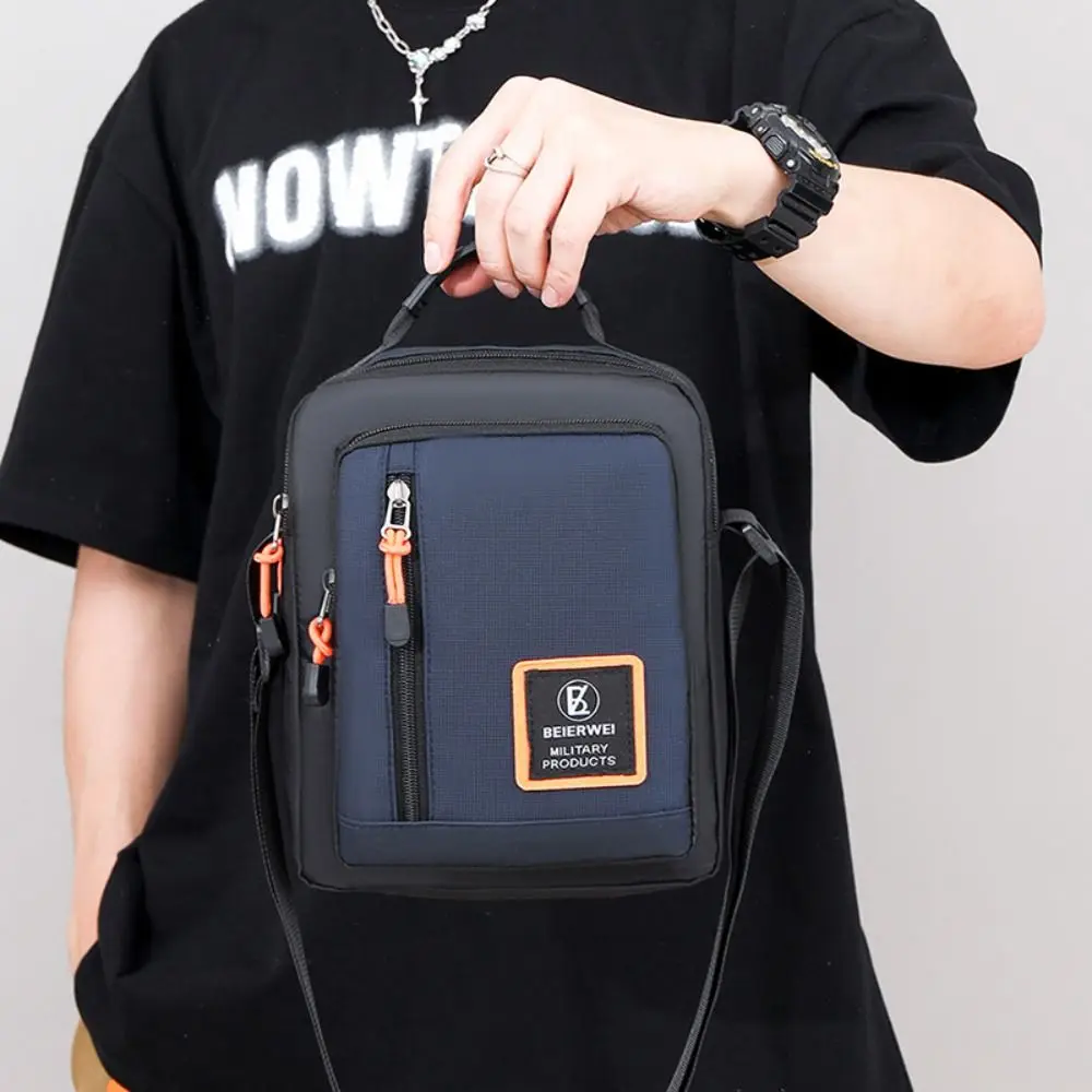 Square Bag Travel Crossbody Bags Men\'s Shoulder Bag Waterproof Small Bag Mobile Phone Man\'s Messenger Bag