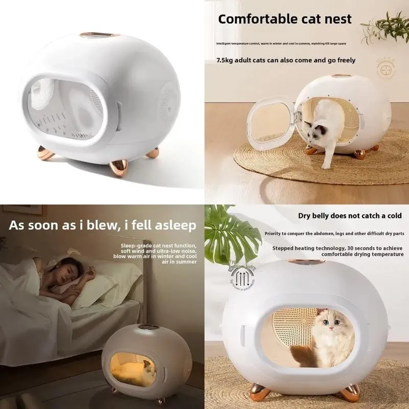 for Automatic environmentally friendly small household drying box pet hair dryer cat and dog bathroom plastic metal beauty