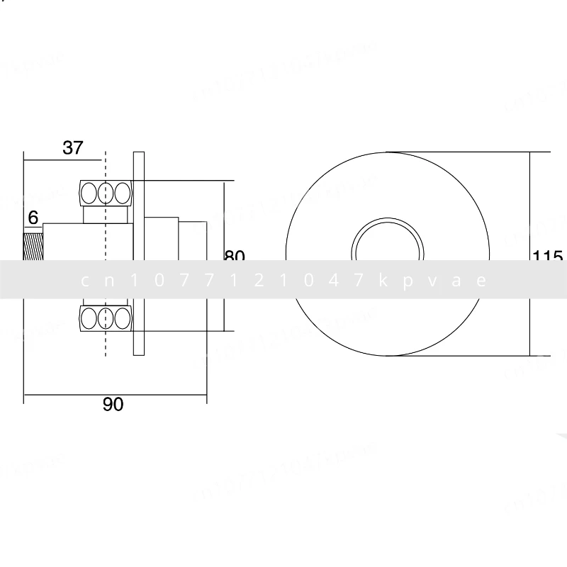 Automatic Closing or Shower Timing Valve, All Brass Concealed Shower Valve