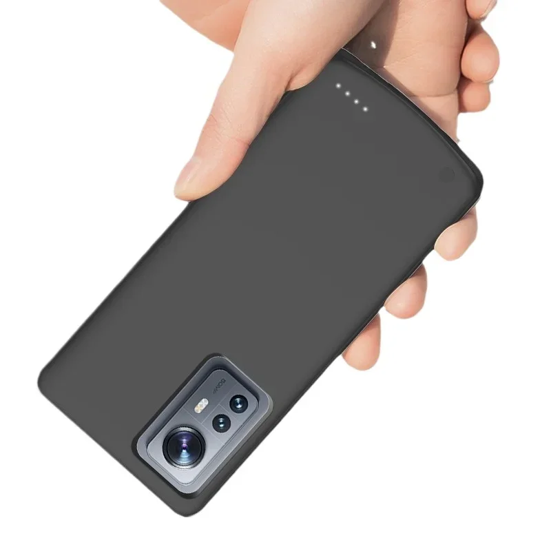Immagine 5: Custodia Caricabatterie Esterna per Xiaomi 12 Pro/X/T, Power Bank Portatile 10000mAh, 2 Pezzi
