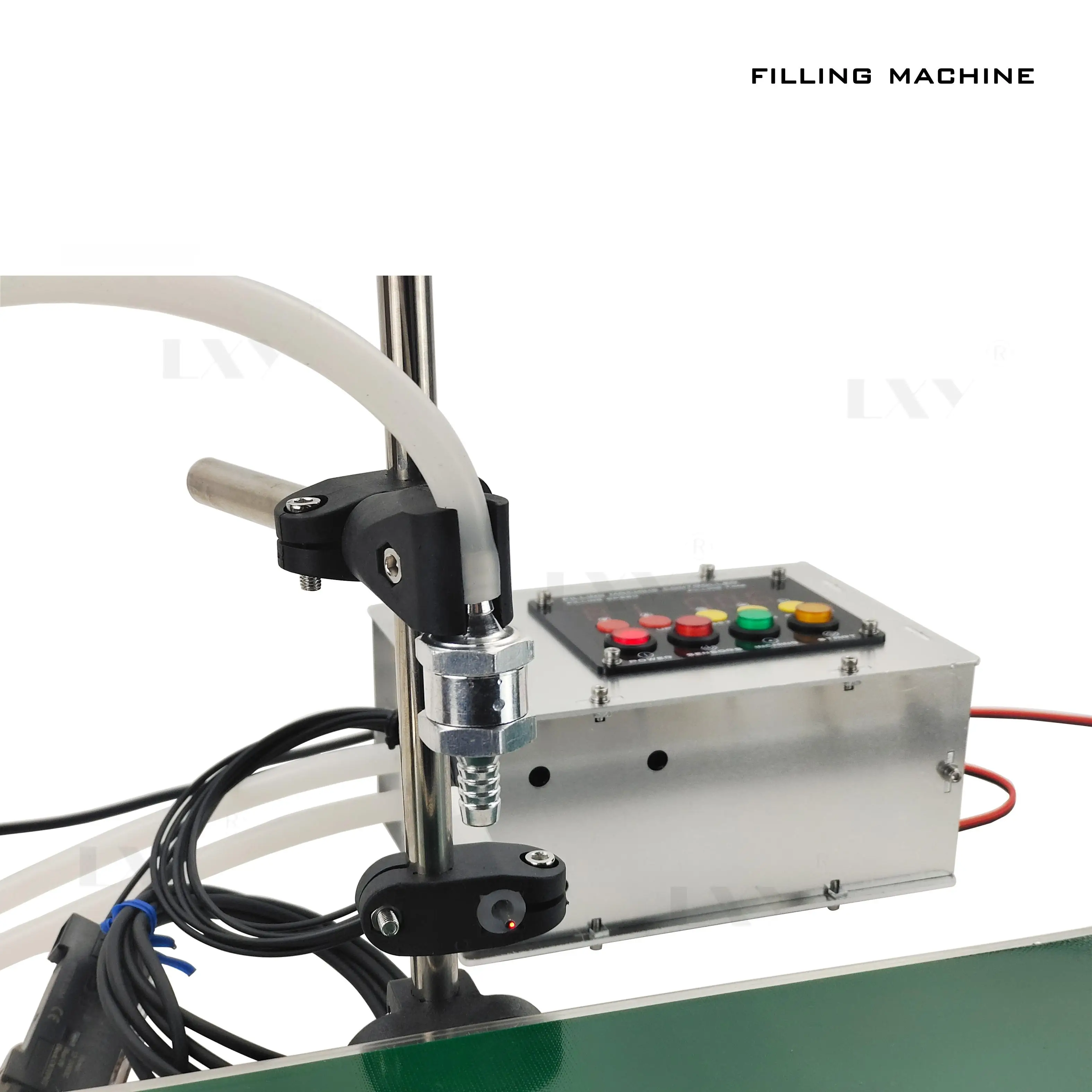 Liquid Filling Machine Essential Oil Filler Automatic With Conveyor Belt Single Head Auto High Precision Heat Resistance