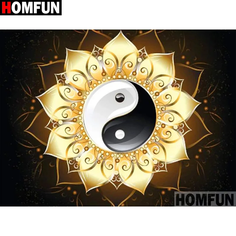 Homfun pintura com diamante bordado