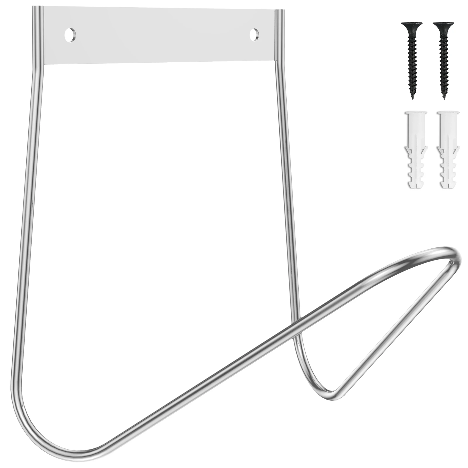 Garden Hose Holder 304 Stainless Steel Garden Hose Hook Wall Mounted Water Hose Hanger Heavy Duty Extension Cord Wall Stand Rack