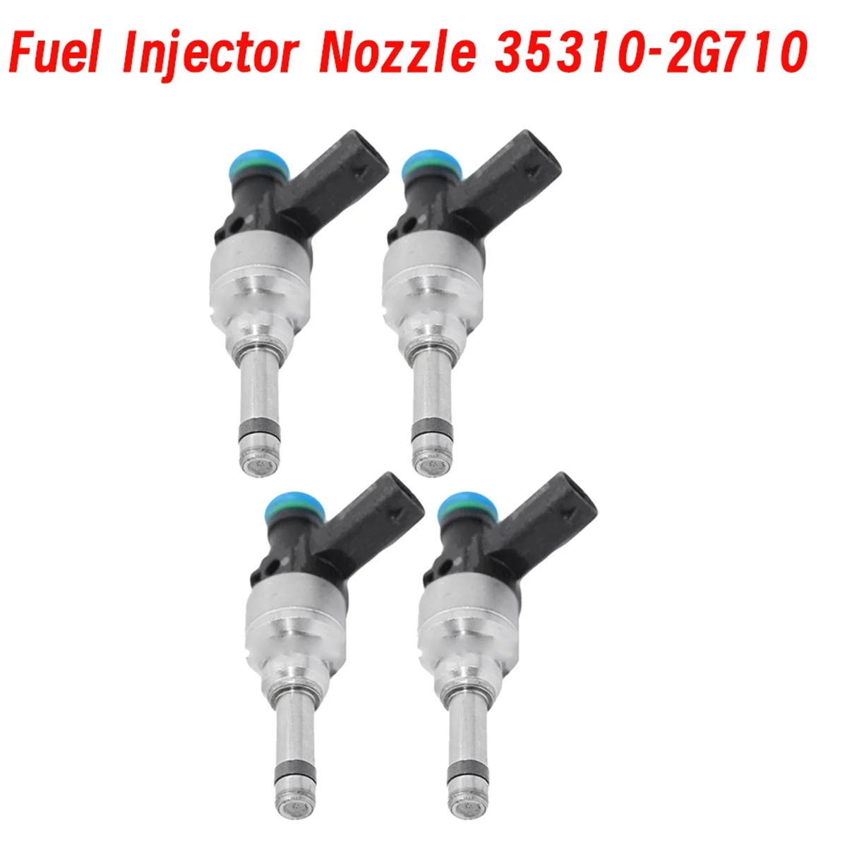 ABQE 4pcs Fuel Injector Nozzle 35310-2G710 for Hyundai Sonata Tucson Santa Fe Sport Kia Sportage Optima Sorento 353102G710