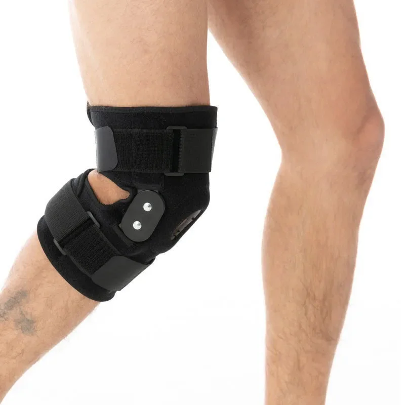 1PC Adjustable Hinged Knee Brace Knee Support Wrap for Meniscus Tear Patellar Tendon Support, Pain Relief Strains, Sprains etc.