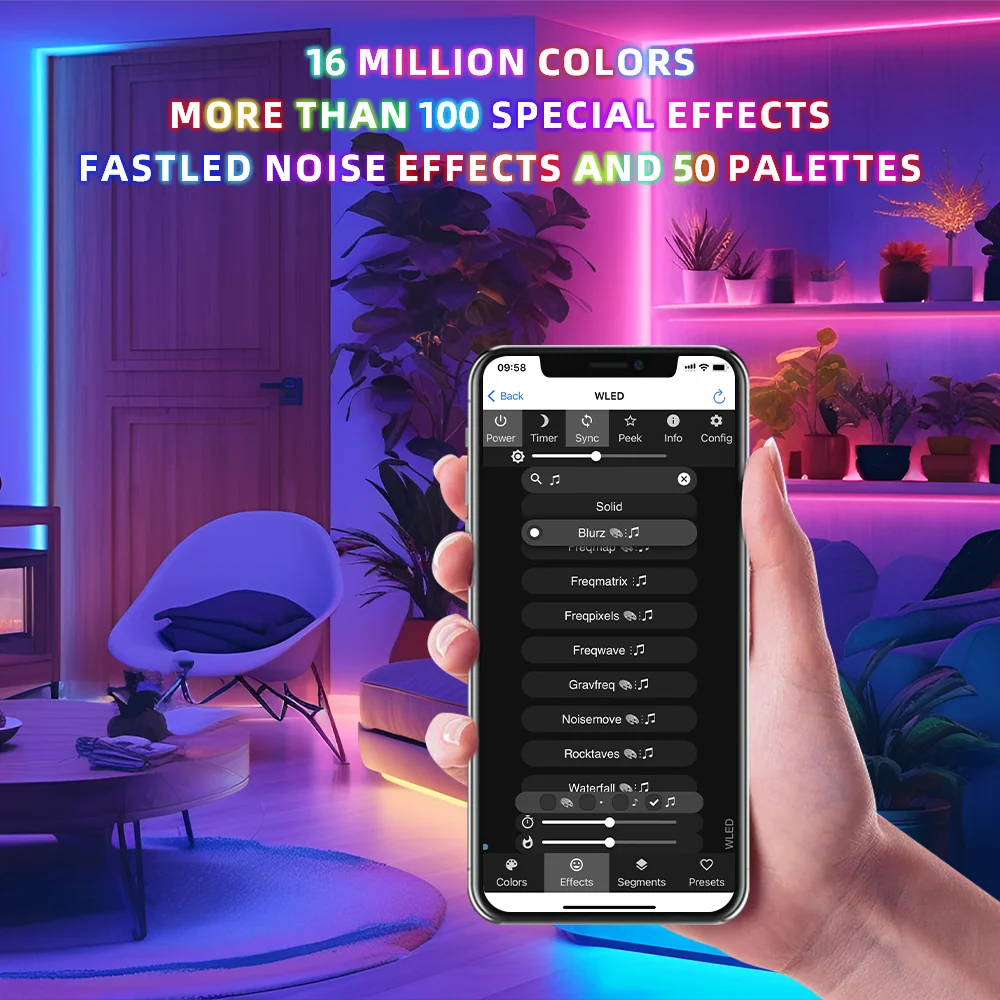 DOMRAEM ESP8266 WLED Digital LED Strip Controller Ultra-Thin 2CH 12AMax Output,Drives 800 ICs, Supports WS2811/WS2814/SK19703etc