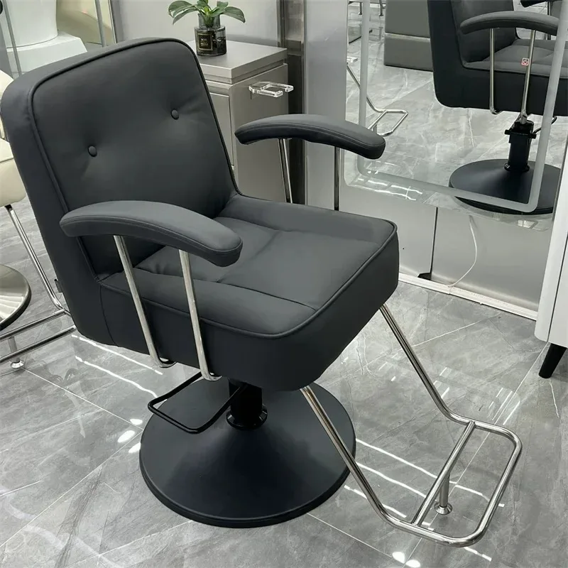 Trendy Luxury Barber Chairs Simple Modern Nordic Beauty Salon Chair Professional Styling Hair Sillon Barbero Salon Furniture