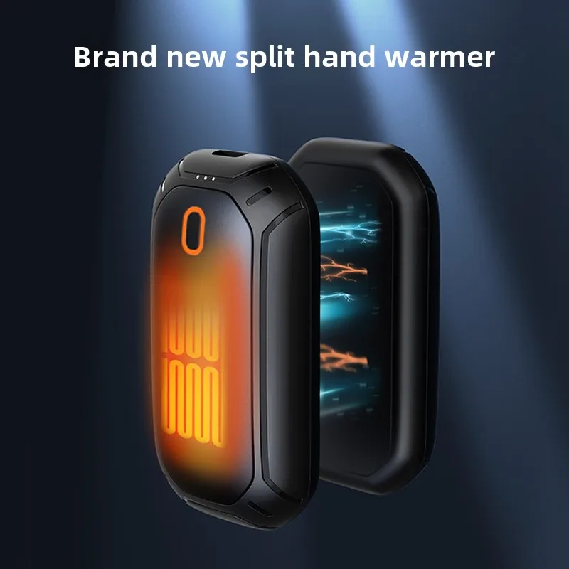 New small magnetic hand warmer creative split hand warmer USB charging hand warmer two