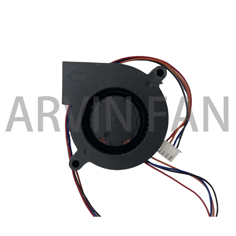 New 3D Printer Printing Blower Fan 50mm 5015 12V PWM 4Wire EF50151BX-1L02C-S99 DC 12V 2.06W 50X50X15mm Dual Ball Bearing