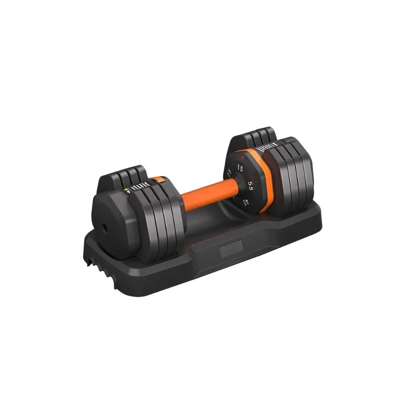 55lb/25kg Five-level Adjustable Fitness Dumbbells Set of 2 Compact and Easy