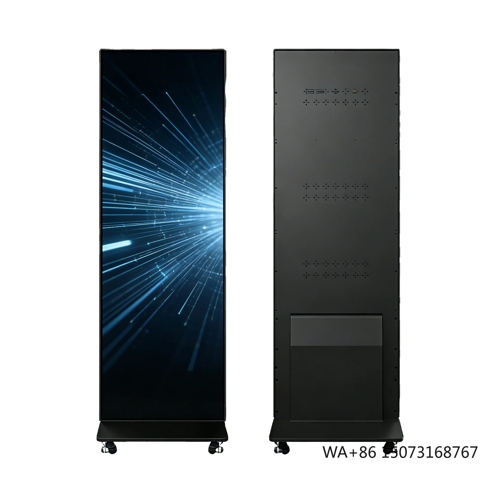 

Portable Digital Signage Full Size Display Foldable LED Screen Removable Split-screen LED Poster Advertising Player Machine