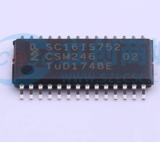 11 pièces d'origine SC16IS752IPW, 128 TSSOP-28