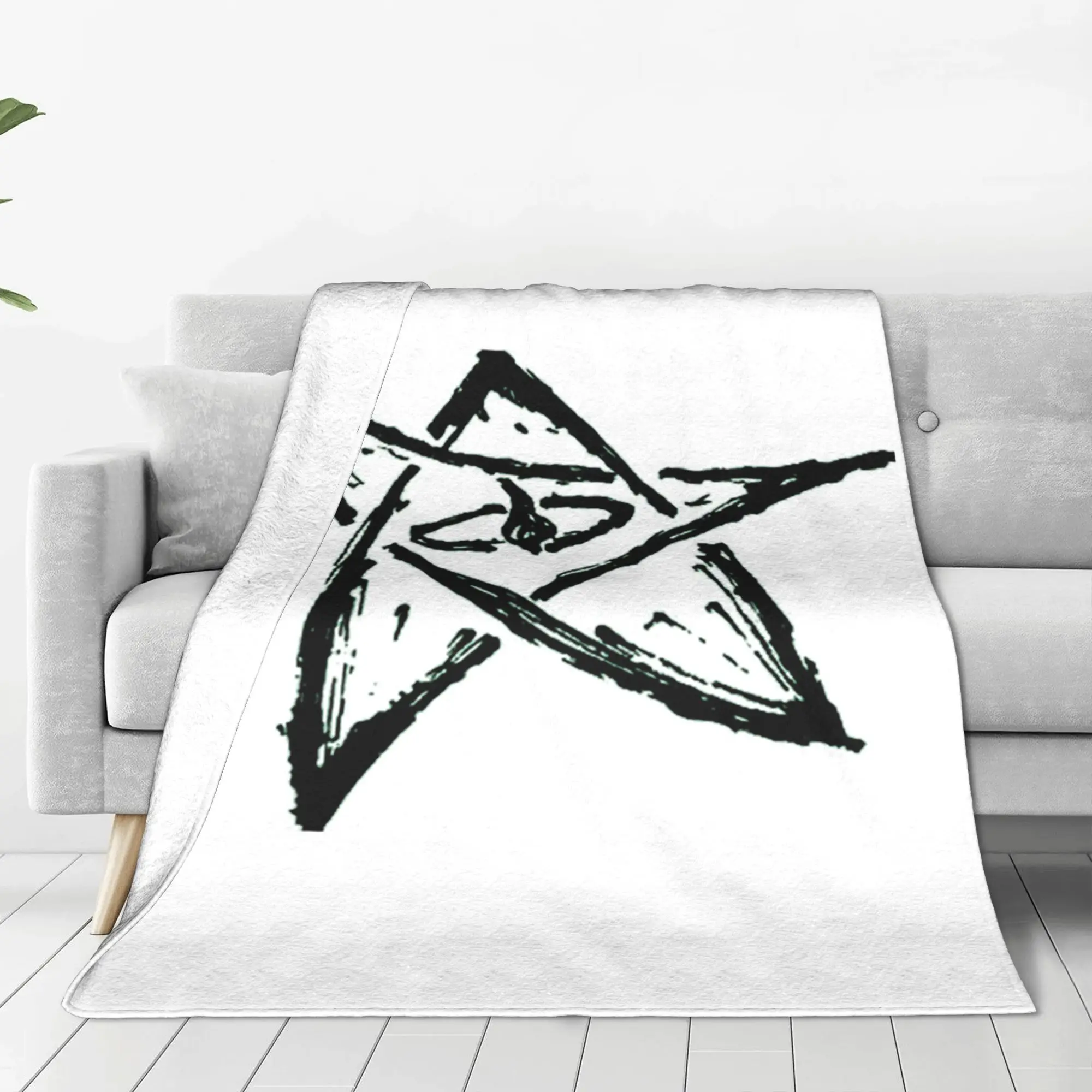 Call of Cthulhu, The Elder Sign Ink Black Blanket Fleece Sofa Throw Blanket for Couch Bedding Travel Throws Bedspread Quilt