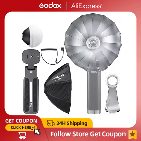 Godox Lux Master Accessories LM-S25 Octagonal Softbox LM-R27 Fan Type Reflector LM-R28 Reflector with Dome for Lux Master Flash