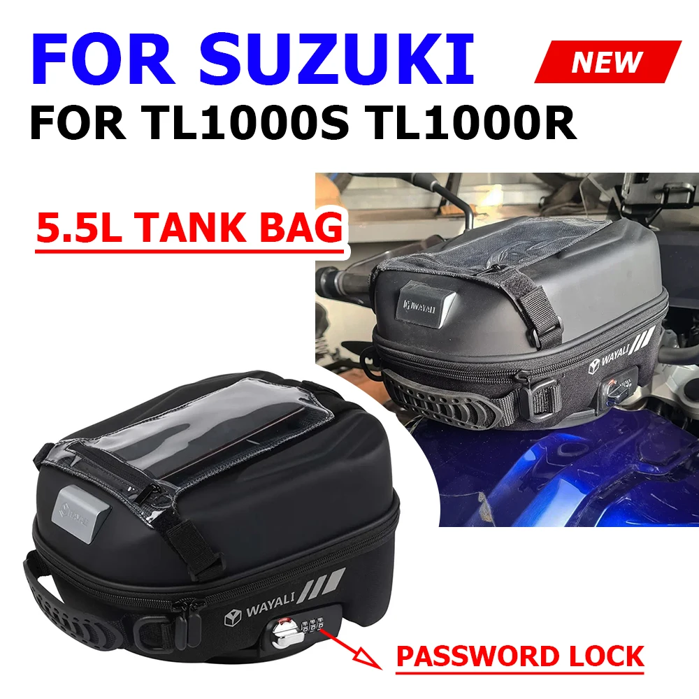 

Motorcycle Tank Bag For SUZUKI TL1000S TL1000R TL 1000 R TL1000 S Accessories Luggage Tanklock Racing Backpack Navigation Bag