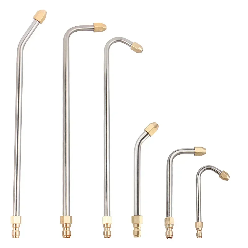 25 °   & 90 °   فوهة مسدس المياه ذات الضغط العالي بزاوية - أداة رش على شكل حرف V لغسيل السيارات وغسالة الضغط العالمية