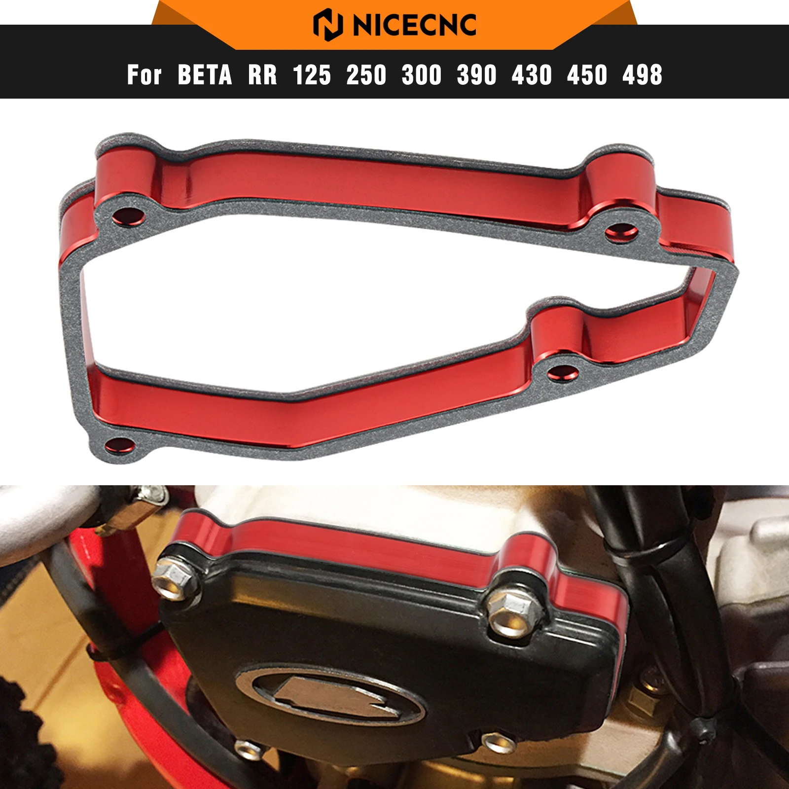 NICECNC For Beta RR 300 RR 250 2013-2024 Motorcycle Exhaust Power Valve Spacer Gasket Kit For Beta X-Trainer 300 2015-2022 2021