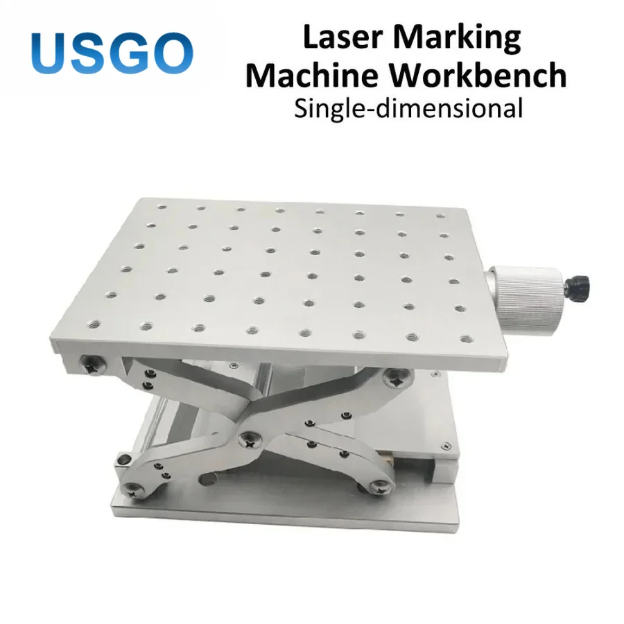 USGO Z Axis Moving Table 210*150mm Working Platform Manual Lift Lab Jack DIY Part for Portable Laser Engraving Machine