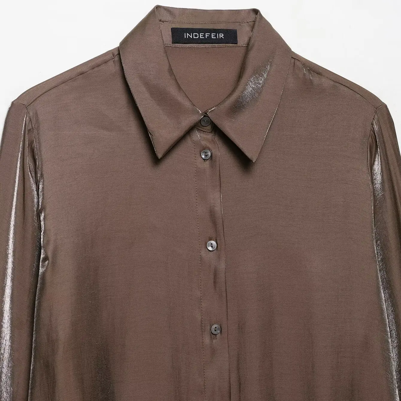 Rainbow Color Loose Casual Long Sve Pure Color Women's irt Cotton Polyester A-Line Sve Ele Faion Summer Top