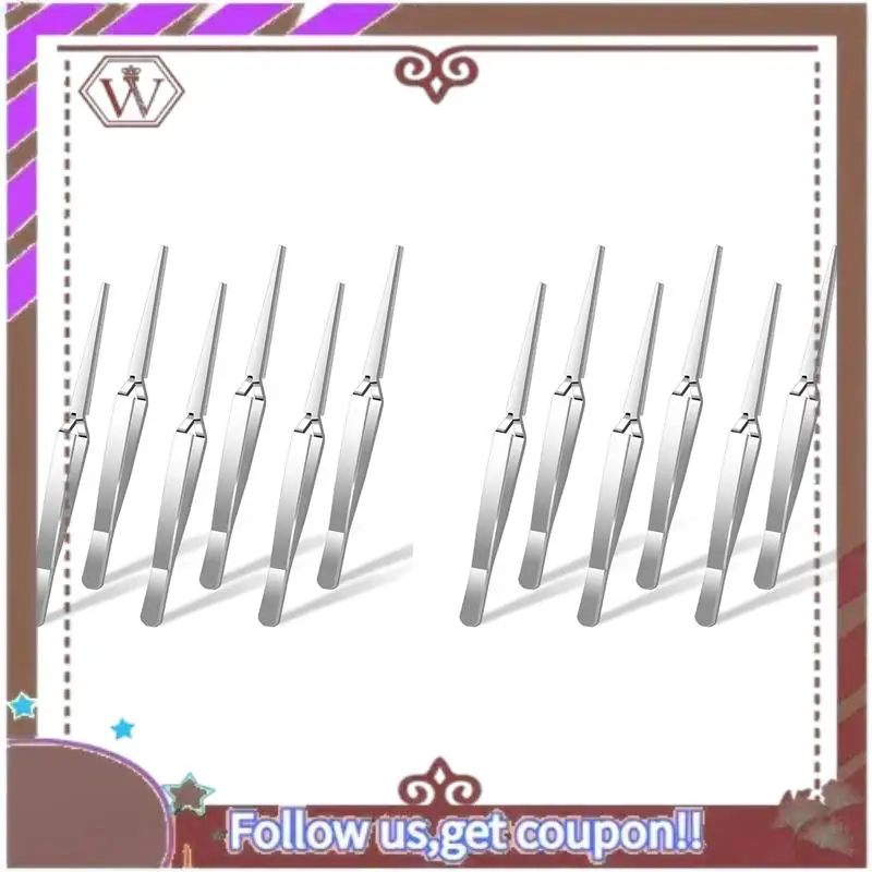 

A95D-Craft Пинцет, 12 шт. Пинцет с фиксатором Обратный пинцет для изготовления ювелирных изделий Электроника Ремонт часов