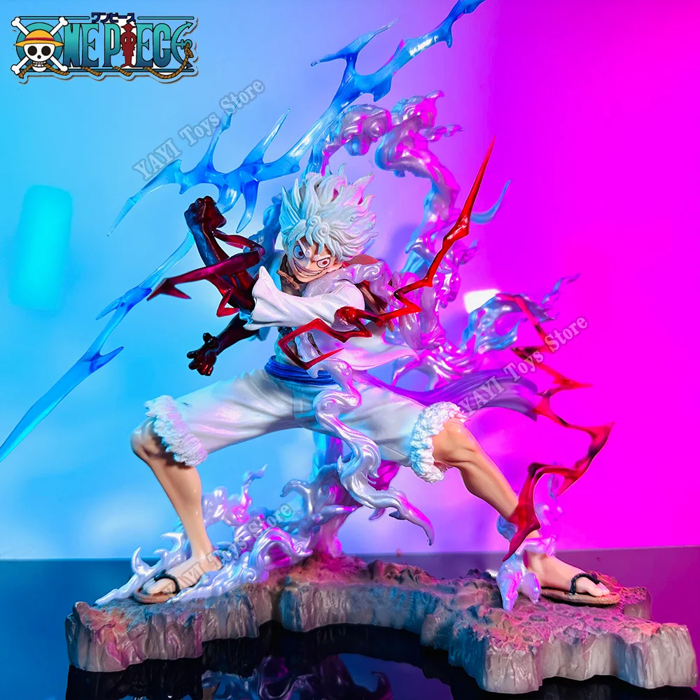 Figuras de Anime de una pieza Gk Monkey D. Luffy Gear 5 figuras de acción estatua de pvc modelo muñeca colección adornos regalo para niños juguete