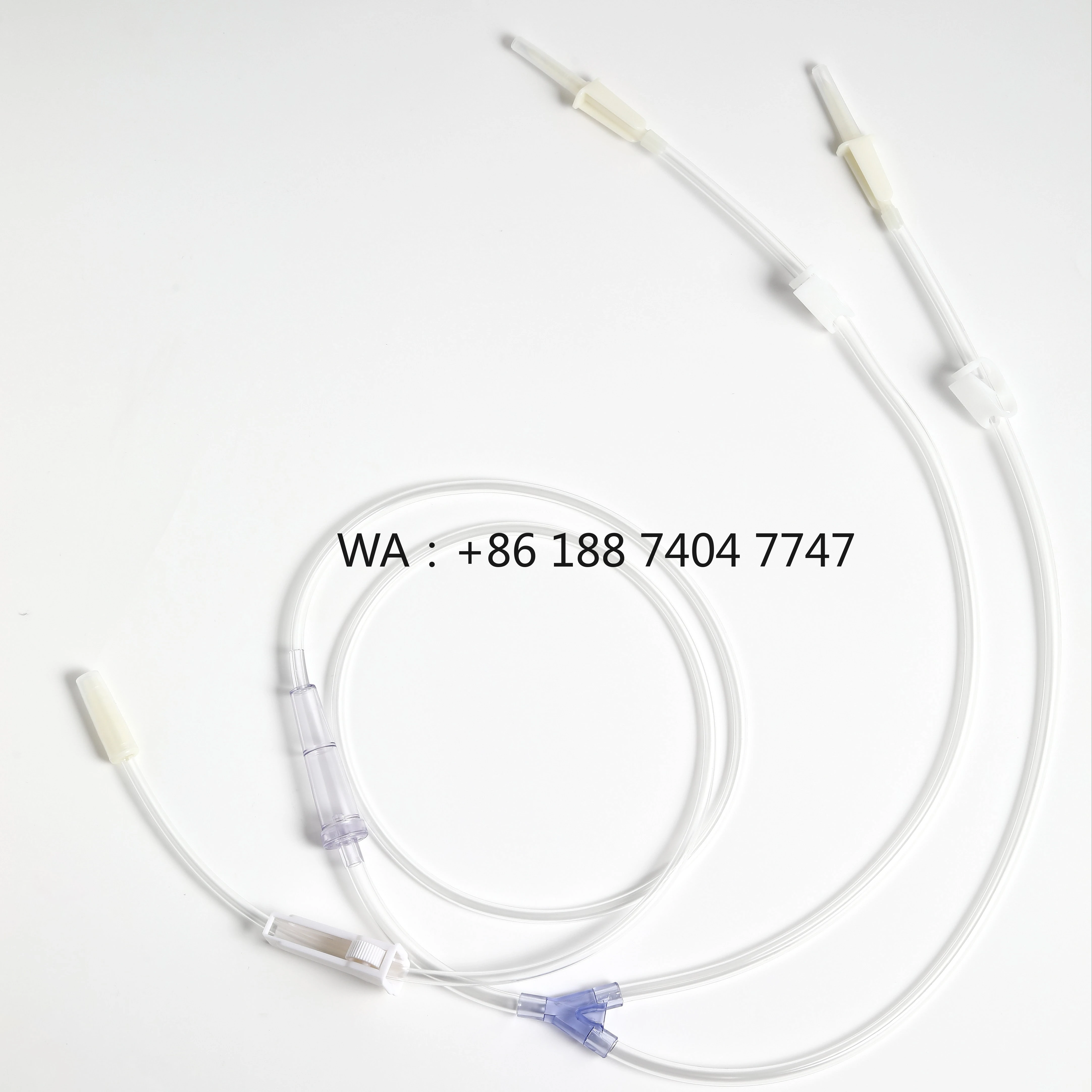 kit-de-tube-d'irrigation-de-la-vessie-en-pvc-jetable-pour-usage-chirurgical