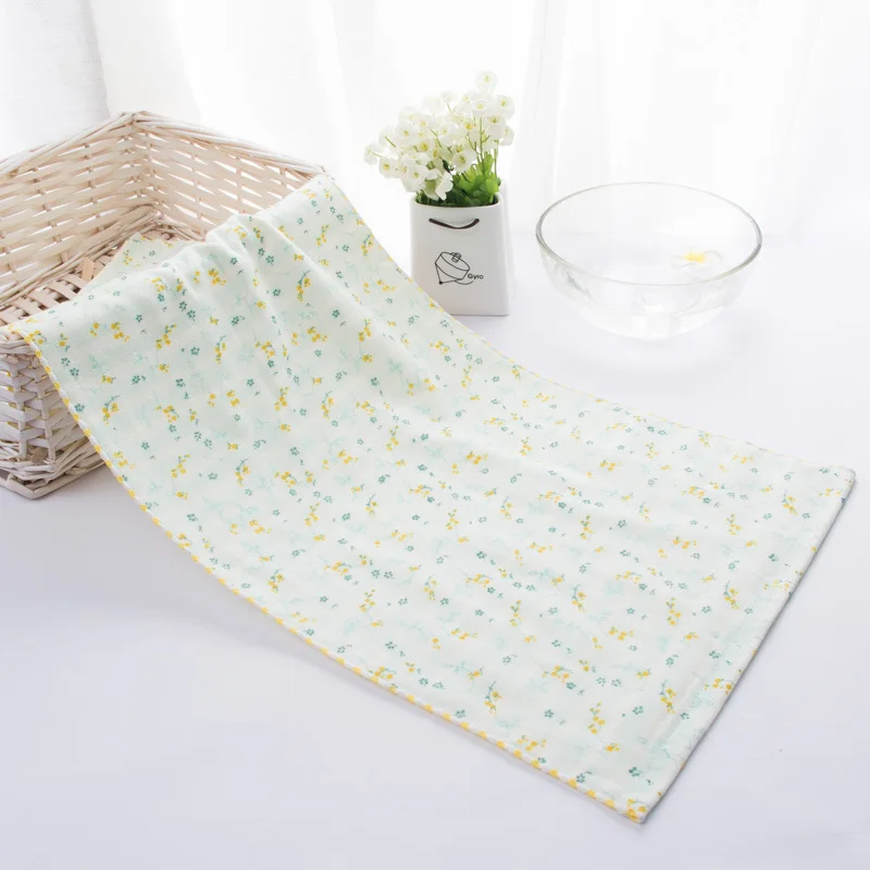 Floral Towel 32x75cm for Adults Soft Skin-friendly Microfiber Absorbent Couple Household Wipe Cleaning Face Bath  Couples